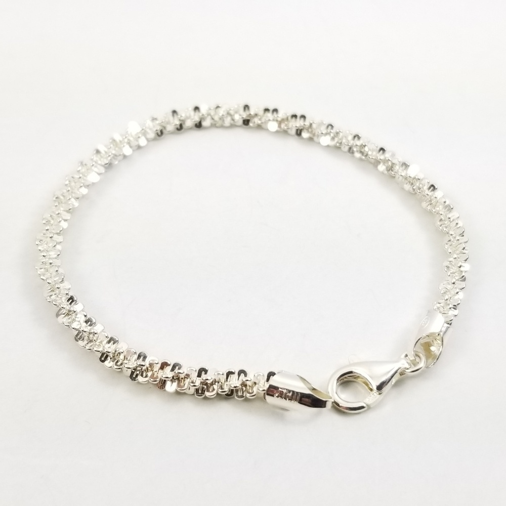 Sterling Silver Sparkling "Fireworks" Bracelet